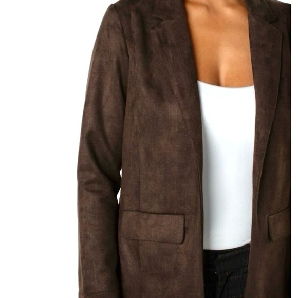 Liverpool Stitch Fix New Suede Stretch Boyfriend Blazer NWT - Picture 5 of 16